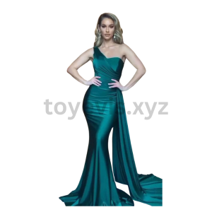 Elegant Satin Evening Dress